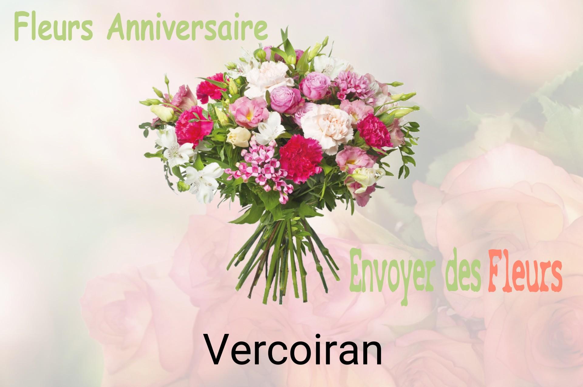 Bouquet de fleurs d’anniversaire livré à Vercoiran