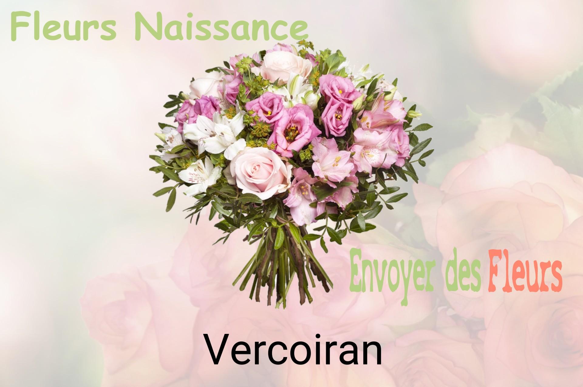 Bouquet de fleurs de naissance livré à Vercoiran